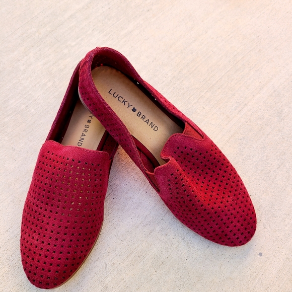 Lucky Brand Shoes - NEW Lucky Brand Maroon Loafers 7.5 M